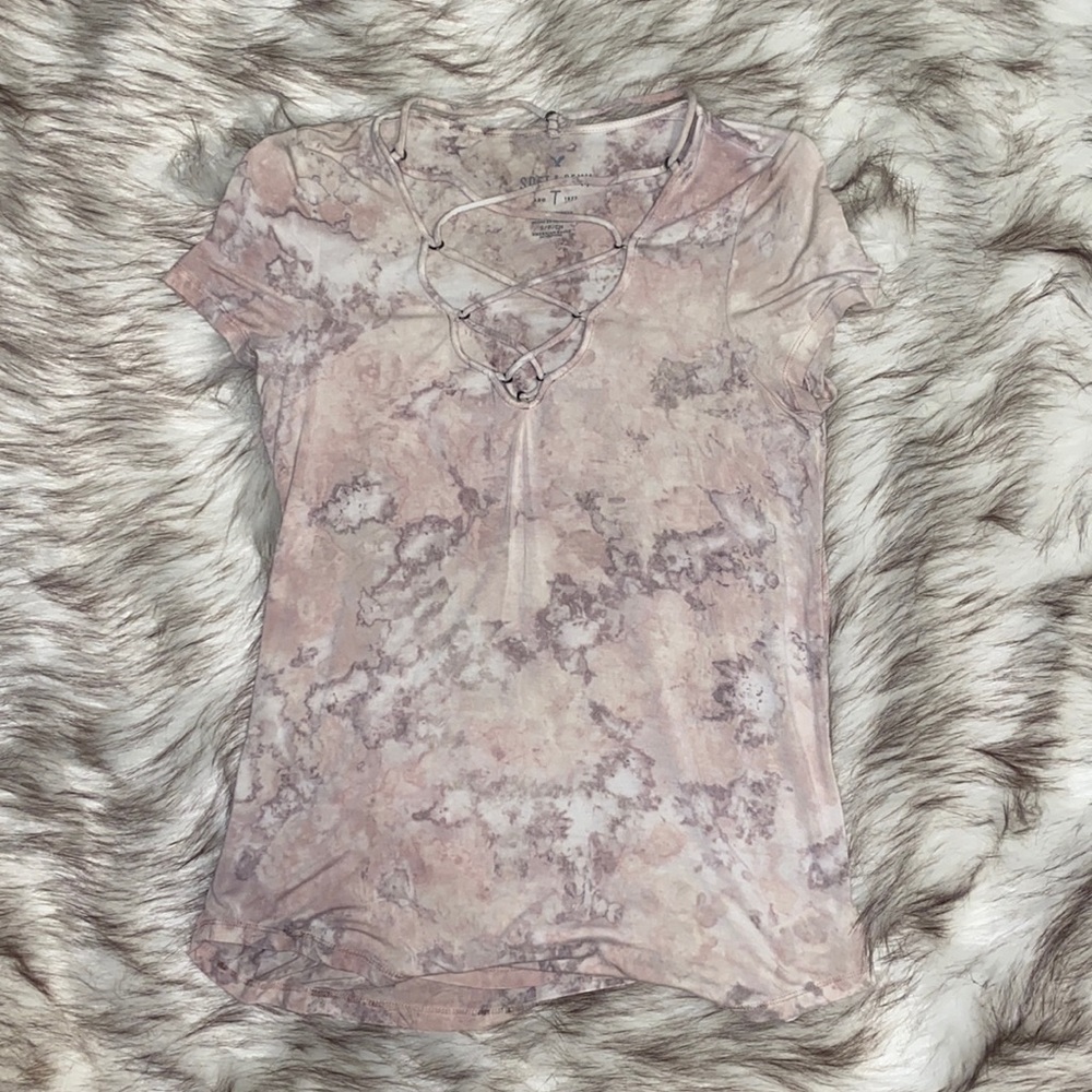 American Eagle Criss-Cross Tee